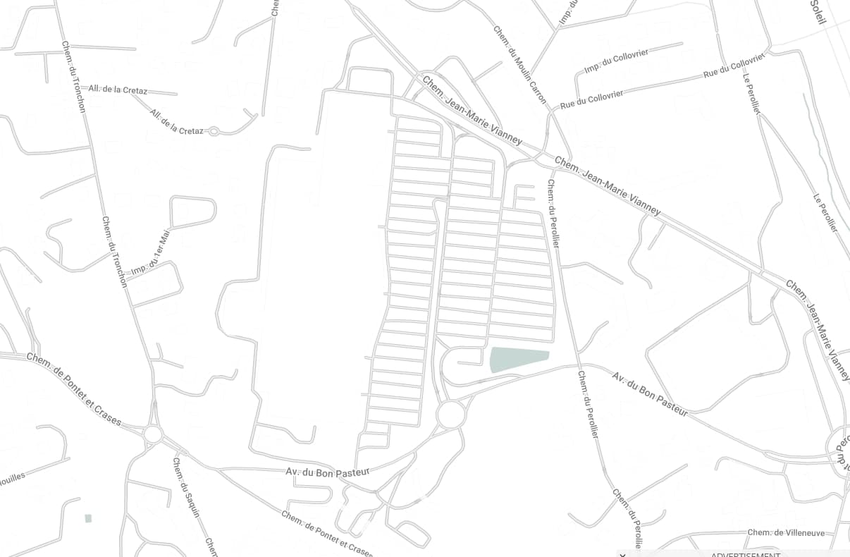 Position sur la carte